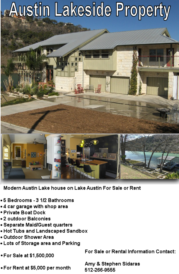 Austin Lakeside Property Flyer